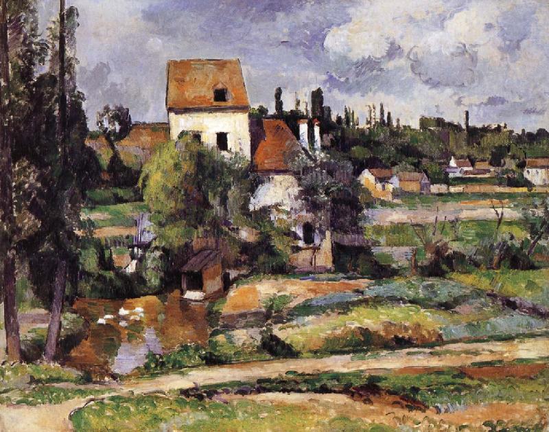 Pang Schwarz map of the mill, Paul Cezanne